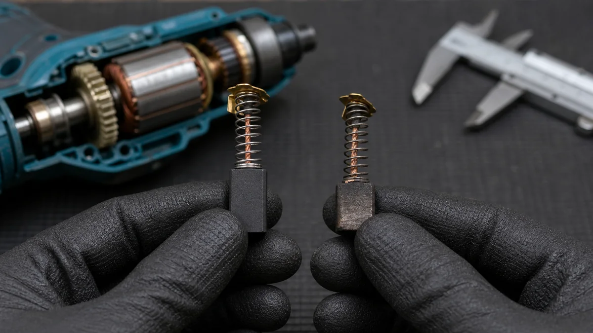 Detalle técnico: ¿Cuándo debe cambiar las escobillas de su herramienta?